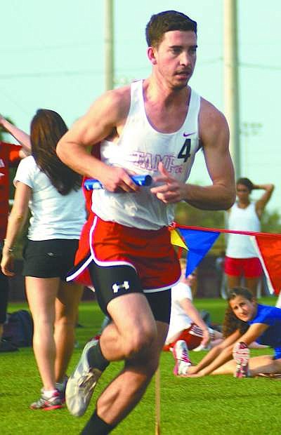 Former Greenwave standout Josh Morrison competes in a track meet for the University of Tampa this year. The 2012 CCHS grad completed his freshman season.