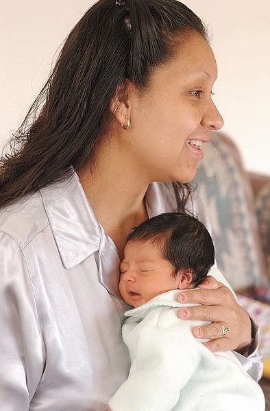 Rosa Soriano gave birth to the last baby of 2001 Yahayra Kimberly Soriano Dec. 31 at Carson Tahoe Hospital.