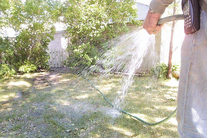 Photo by Cathleen AllisonCarson City summer watering restrictions begin Satruday. Even address water on even days; odd address water on odd days. There is no watering between 10 a.m. and 7 p.m. daily or on the 31st of any month.