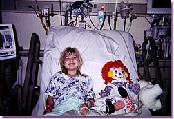 Amanda Stewart, 8, was attending second grade classes at Seeliger Elementary School in March before she was diagnosed with Nephrotic Syndrome. Now forced to live near the children&#039;s hospital at Standford University, Amanda has had both of kidney&#039;s removed. Her mother, Tracey, is there as well, keeping a constant vigil.