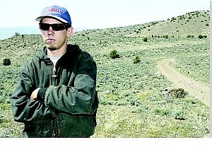 Derek  Prosser is against BLM&#039;s closing of the area to vehicle traffic to preserve fossils. The Carson Valley man discovered fossilized mastodon bones while  riding his  motorcycle in the Pine Nut Mountains in 2000.  Shannon Litz/Nevada Appeal News Service