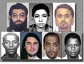These seven people are being sought by the U.S. as terrorist threats. Top row, from left, Amer El-Maati, Aafia Siddiqui and Adnan G. El Shukrijumah. Bottom row, from left, Fazul Abdullah Mohammed, Adam Yahiye Gadahn,  Abderraouf Jdey, and Ahmed Khalfan Ghailani.