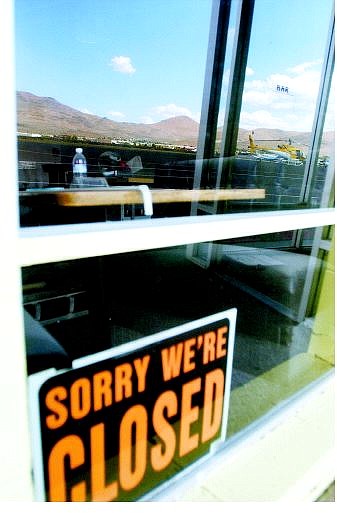BRAD HORN/Nevada Appeal The closed airport restaurant at the Carson City Airport may soon see new life as a bakery.
