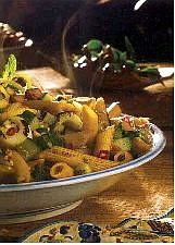 Associated Press Penne all&#039;Orientale is a low-fat dish that can effectively spark the taste buds with its evocation of Thai cuisine.