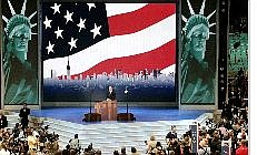 Associated Press New York Mayor Michael Bloomberg addresses the delegates at the Republican National Convention Monday.