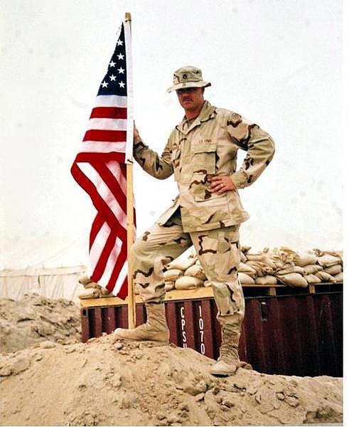 **FILE** U.S. Army Reserve Staff Sgt. Ivan &quot;Chip&quot; Frederick is shown in a 2003 photo taken in Kuwait.  Frederick, the highest ranking soldier charged in the Abu Ghraib prison scandal, was sentenced Thursday, Oct. 21, 2004, to eight years in prison for abusing inmates at Abu Ghraib during a court martial in Baghdad. (AP Photo/Family Photo, File)