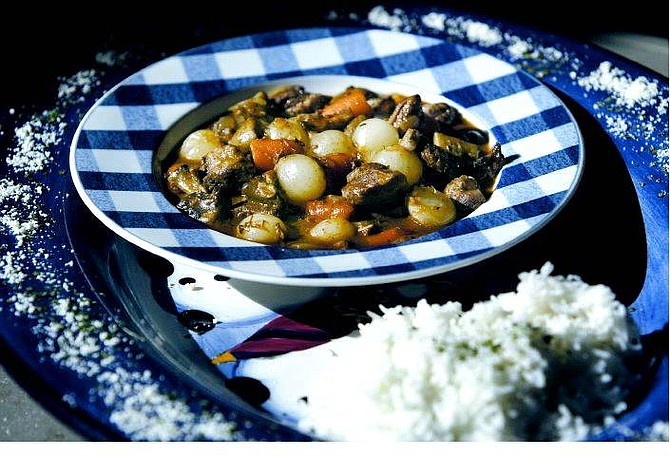 Cathleen Allison/Nevada Appeal Molly Gingell&#039;s French classic Boeuf Bourguignon can be served with rice or pasta.
