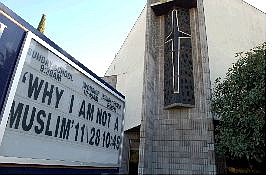 Associated Press A sign outside of the Church of the Nazarene in Sunnyvale, Calif., which reads &#039;Why I am not a Muslim&#039; Saturday, is promoting a talk by a Muslim person who converted to Christianity. Some people, however, feel it might be offensive.
