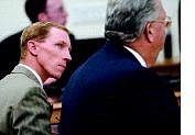 Rick Gunn/Nevada Appeal Jason Laurie listens during his sentencing hearing Thursday.