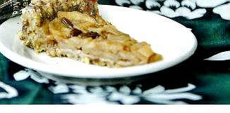 Cathleen Allison/Nevada Appeal Michelle Palmer&#039;s apple tart with date and walnut crust.