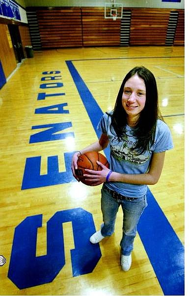 Cathleen Allison/Nevada Appeal Carson High School basketball standout Sarah Johnson.