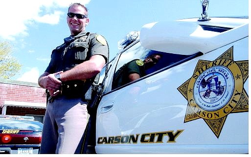 Rick Gunn/Nevada Appeal Carson City Sheriff&#039;s Deputy Mike Fischer will participate in a marathon to raise funds for arthritis awareness and research.