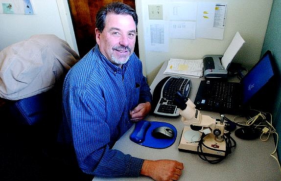 Paul Dalka, Carson City&#039;s environmental health specialist, sits in his office.                Rick Gunn/ Nevada Appeal