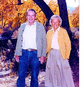 JohnD and Kay Winters along the Carson River in fall 2003. Carson City parks officials are considering celebrating longtime Carson City benefactor JohnD Nevers Winters by putting his one-of-a-kind name on a public park.   Jay Aldrich Special to the Appeal