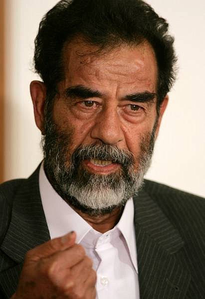 AP Photo/Karen Ballard/Pool-FileIn this image cleared by the US military, Saddam Hussein appears in a courtroom at Camp Victory, a former Saddam palace on the outskirts of Baghdad, in this file photo from July 1, 2004. State-run Iraqiya television has reported Saddam Hussein has been executed.
