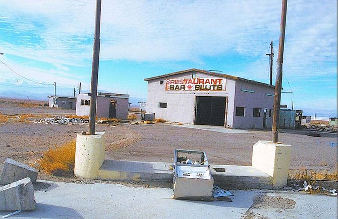 DAVID C. HENLEY/Nevada Appeal News Service Coaldale is for sale for $70,000. Located southeast of Carson City on Highway 95, the inhabitant-free town&#039;s gas station, store, motel, cafe and other buildings have been damaged by vandals and fire.
