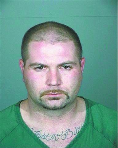 Randy Allen Beach, 28, is being held in the Carson City Jail on suspicion of felony possession of a stolen vehicle, failing to obey a peace officer, eluding a peace officer, possession of counterfeit bills, parole violation and driving on a suspended license.