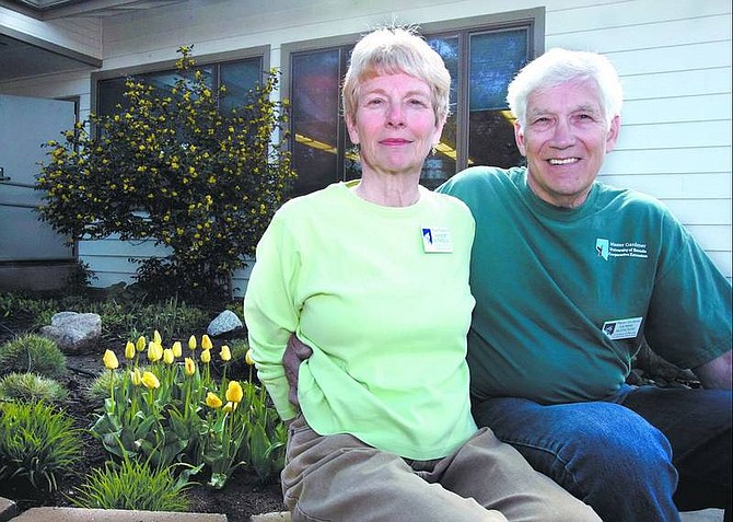 Chad Lundquist/Nevada Appeal Howie and Harriet Althouse are the Senior Volunteers of the Week for the Douglas County Senior Center.