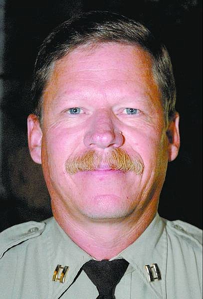 Kevin Clifford/Nevada Appeal Lyon County sheriff candidate Allen Veil said fighting methamphetamine would be his main goal.