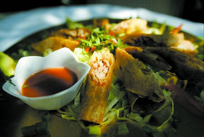 BRAD HORN/Nevada Appeal Molly&#039;s Gingell&#039;s crisp, rolled flautas can be made with chicken or chorizo.