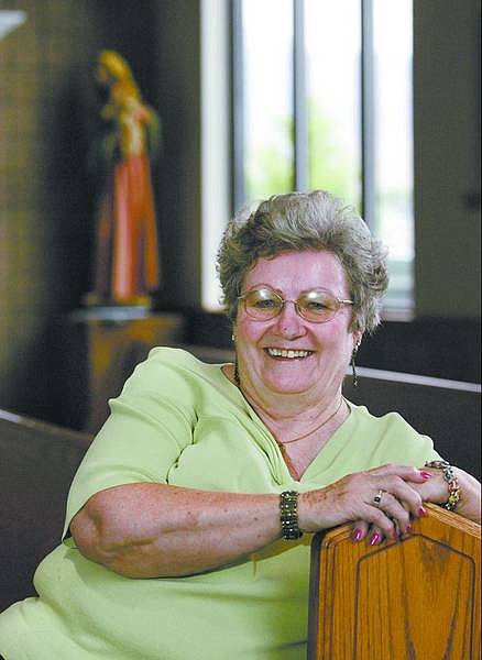 Cathleen Allison/Nevada Appeal After 20 years, Janet Basgall will be retiring from her position as parish secretary at St. Teresa&#039;s Catholic Church.