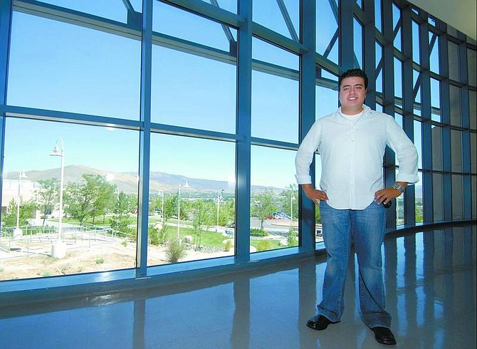 Kevin Clifford/Nevada Appeal Luis Jimenez, fifth semester student of Western Nevada Community College, plans to get a bachelor&#039;s degree in business administration and eventually start his own business importing and exporting leather between Mexico and the U.S.