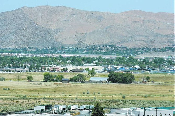 Cathleen Allison/Nevada Appeal Carson City has grown up around the 413-acre Lompa Ranch, which was bought by Sam Lompa in 1936. The family put the ranch on the market in August for $76.6 million.