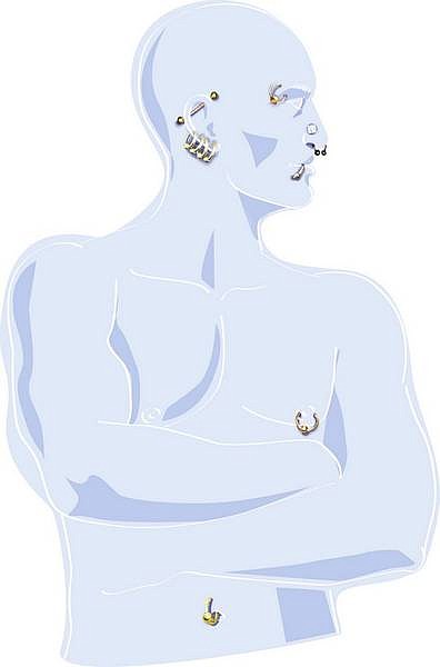 Washington Post graphic When it comes to body piercing, the formerly fringe procedure that has moved into the mainstream, medical experts have a message: Don&#039;t try this at home. Or maybe at all.