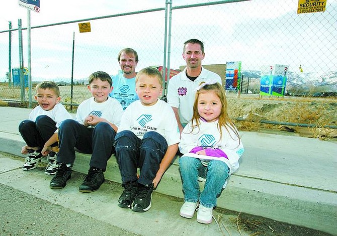 BRAD HORN/Nevada Appeal Pictured from left front row are Spencer Crowder, 6; Tommy Crowder, 9; Timothy Crowder, 8; and Madison Crowder, 4. Back row from left are Travis Crowder and Tim Crowder. Travis is the chief professional officer for the Boys &amp; Girls Clubs of Mason Valley and Tim is organizing TC&#039;s Clubhouse&#039;s first annual Big League Skills &amp; Drills Clinic, a fundraiser for the Boys &amp; Girls Club of Western Nevada.