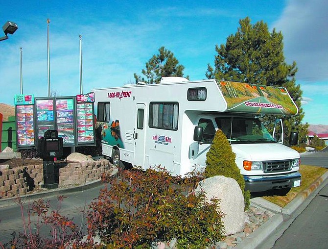 Terri Harber/Nevada appeal A woman from Southern California accidentally drove a recreational vehicle the wrong way down the drive-through lane of the McDonald&#039;s restaurant on South Carson Street on Monday morning. No one was injured, according to the Carson City Sheriff&#039;s Department.