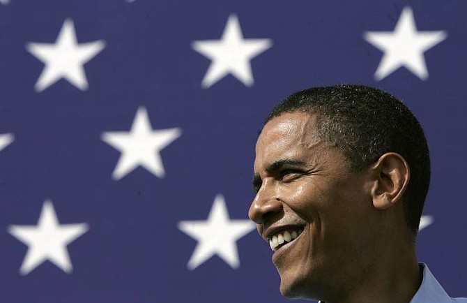 AP Photo/Charlie NeibergallU.S. Sen. Barack Obama, D-Illinois, smiles as he addresses local Democrats at U.S. Sen. Tom Harkin&#039;s annual fundraising steak fry dinner in Indianola, Iowa, in this Sept. 17, 2006, file photo. The senator said today that he won&#039;t attend the Feb. 21 forum in Carson City