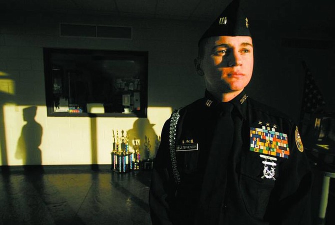 BRAD HORN/Nevada Appeal Carson High School senior Andrew Stephenson will leave July 1, 2007, for the Naval Academy.