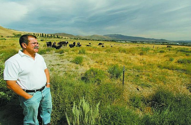 BRAD HORN/Nevada Appeal File Photo Last fall, Juan Guzman talked about the undeveloped area off King Street and the beautiful animals and birds it houses, like hawks, coyotes, deer and owls.