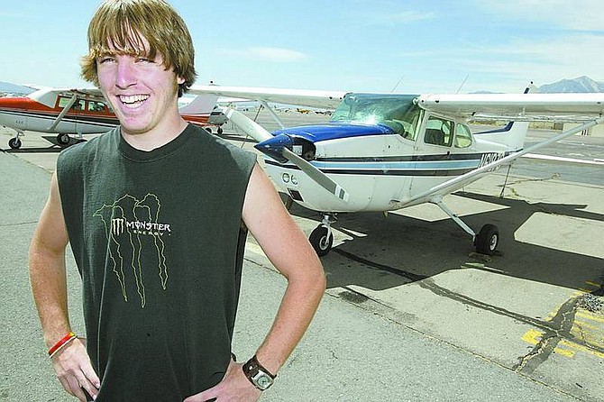 Calvin Harris took his solo flight in a Cessna 172SP on his recent 16th birthday.