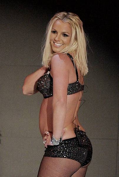 Britney Spears performs at the MTV Video Music Awards held at the Palms Hotel and Casino on Sunday, Sept. 9, 2007, in Las Vegas. (AP Photo/Mark J. Terrill)