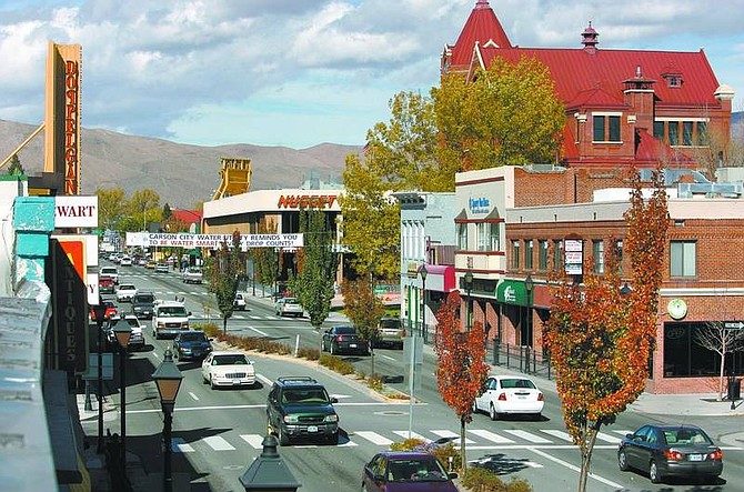 Cathleen Allison/Nevada Appeal The view of downtown Carson City. For the first time, city officials will have plans for a new downtown critiqued by expert planners at a national conference in Las Vegas this week.