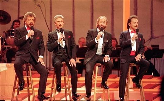 (AP Photo/File)This May 7, 1992, file photo shows the country group &quot;The Statler Brothers&quot; as they perform in Nashville, Tenn. They, are, from left: Harold Reid, Phil Balsley, Don Reid, and Jimmy Fortune. After nearly 40 years of touring, the Statler Brothers are calling it quits. Brothers Harold and Don Reid of the country and gospel group the Statler Brothers are coming clean about which career award meant the most. &quot;This one has knocked us on our behinds,&quot; Don Reid told The Associated Press about the group&#039;s induction into the Country Music Hall of Fame. &quot;The Hall of Fame is the capper to a career that we are proud of.