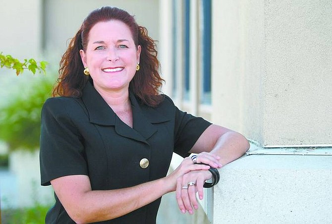 Cathleen Allison/Nevada AppealSusan Skaggs is the new executive director of the Dayton Area Chamber of Commerce.