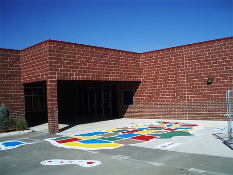 Submitted Photo The Carson AT&amp;T Pioneers recently painted a U.S. map at Bordewich-Bray Elementary School, completing its project to paint the maps at all Carson City elementary schools.