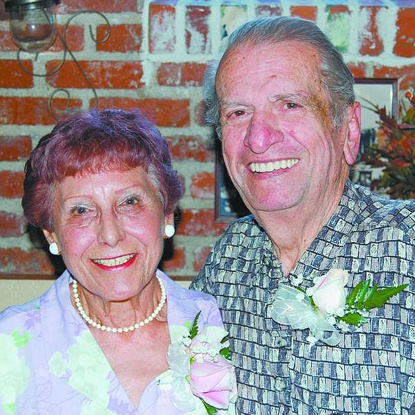 Dolly and Mel Lopiccolo celebrated their 60th wedding anniversary at a family dinner at Garibaldi&#039;s Restaurant. Contributed photo