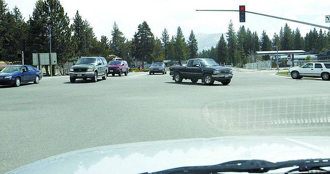Jim Grant/ Nevada Appeal News ServiceA project to widen the intersection of the junction of highways 50 and 89 &quot; known as the &quot;Y&quot; &quot; in South Lake Tahoe is expected to begin in June and will cost the city $2.5 million. The busy intersection is seen above from north-bound Highway 89.