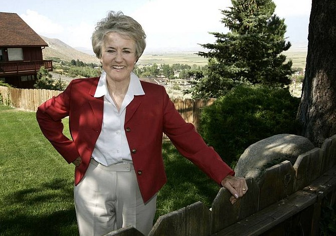 Cathleen Allison/Nevada Appeal Nevada Democrat Jill Derby, shown at her Genoa home on July 19, 2006, is making a second run for Congress.