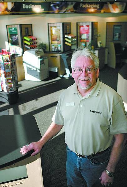 Cathleen Allison/Nevada Appeal Rod Dimmitt is the owner of the UPS store in Dayton.