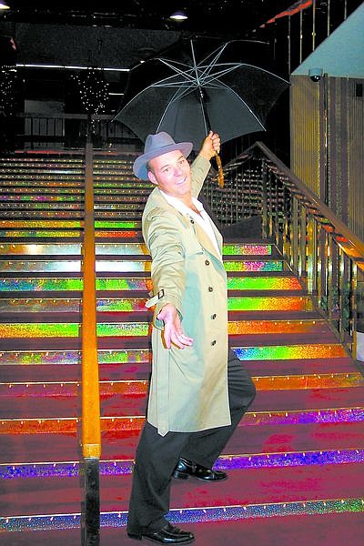 Submitted photoTony Wyndisch reprises Gene Kelly&#039;s role in &quot;Singing In the Rain&quot; from &quot;A Tribute to the Best of Broadway&quot; by the Nevada Civic Light Opera.