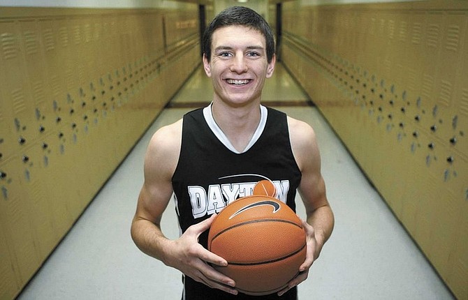 Cathleen Allison/Nevada Appeal Six-foot-4 senior Tannar Wood is a leader on the court at Dayton High School.