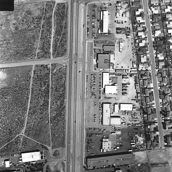 Courtesy Photo An aerial view of the armory from the late 1970s.