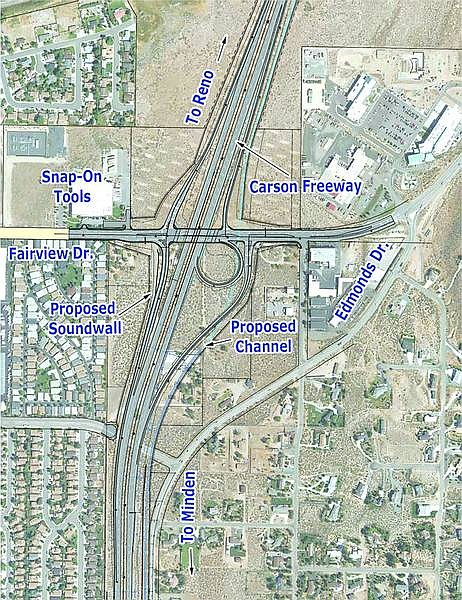 Courtesy Photo What the Fairview Drive area will look like after the freeway is constructed. For more photos and information about the freeway, visit ccfreeway.com