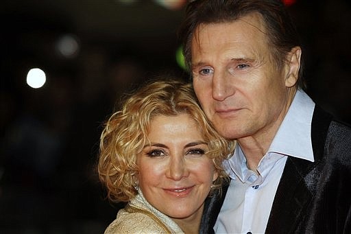 FILE  -- In an Oct. 17, 2008 file photo actors Liam Neeson, right, and his wife Natasha Richardson arrive for The Times BFI London Film Festival in London. Richardson, 45, died Wednesday March 18, 2009 in New York after suffering an apparent head injury from a skiing accident in Canada on Monday. (AP Photo/Joel Ryan, File)