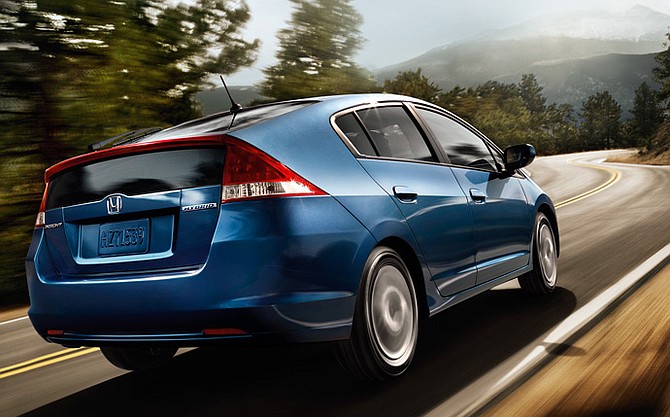 Courtesy of HondaThe 2009 Honda Insight hybrid goes on sale in the U.S. on March 24. It is expected to sell for $19,800.