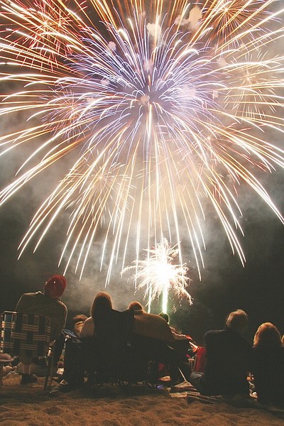 Published Caption: Photographer Jen Schmidt captured glory of the fireworks display in Incline Village last year.
